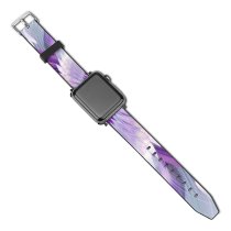 yanfind Watch Strap for Apple Watch Abstract Design Imagination Violet Compatible with iWatch Series 5 4 3 2 1