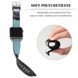 yanfind Watch Strap for Apple Watch Landscape Exploring Creative Pictures Cloud Outdoors Snow Tree Alps  Range Compatible with iWatch Series 5 4 3 2 1