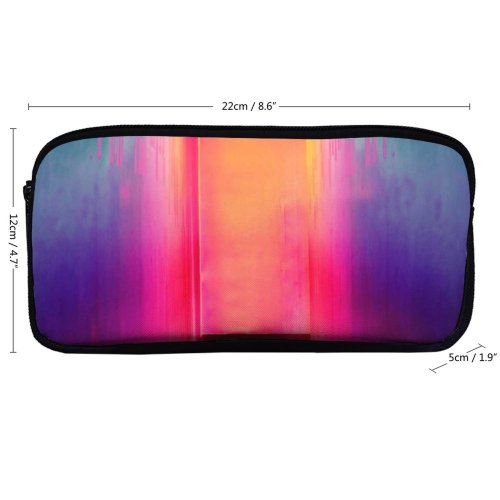 yanfind Pencil Case YHO Rainbow Images Colorful HQ Texture Colour Wallpapers Inspiration Neon Art Pictures Creative Zipper Pens Pouch Bag for Student Office School