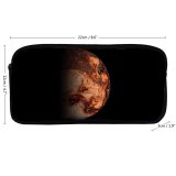 yanfind Pencil Case YHO Daniel Olah Space Black Dark Planet Astronomy Outer Space Zipper Pens Pouch Bag for Student Office School