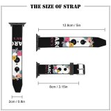 yanfind Watch Strap for Apple Watch Dark Celebrations Minimal Woman's March Th Minimalist Compatible with iWatch Series 5 4 3 2 1
