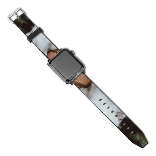 yanfind Watch Strap for Apple Watch Funny Curiosity Outdoors Sit Cute Cat  Portrait Staring Kitten Pet Fur Compatible with iWatch Series 5 4 3 2 1