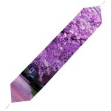 Yanfind Table Runner Cherry Blossom Trees Purple Flowers Pathway Park Floral Colorful Spring Beautiful Everyday Dining Wedding Party Holiday Home Decor