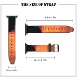 yanfind Watch Strap for Apple Watch Sunset Sunsets Sunrise Sunrises Sky Skies Dusk Dawn Evening Afterglow Cloud Morning Compatible with iWatch Series 5 4 3 2 1