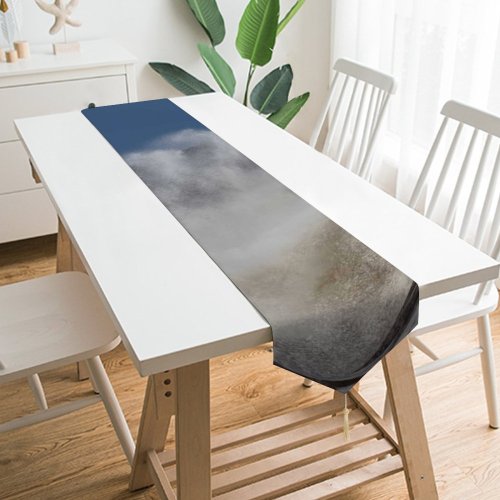 Yanfind Table Runner Eruption Domain Pictures Sea Outdoors Grey Volcano Public Geyser Mountain Images Everyday Dining Wedding Party Holiday Home Decor