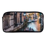 yanfind Pencil Case YHO Boat United River Tourism City Canal Watercraft Canterbury England Tourists  Town Zipper Pens Pouch Bag for Student Office School