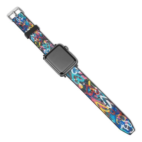 yanfind Watch Strap for Apple Watch Wall States York Colour Street Love Manhattan  Free Website Texture Compatible with iWatch Series 5 4 3 2 1