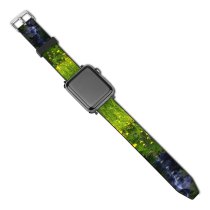 yanfind Watch Strap for Apple Watch Rural Building Countryside Plant Creative Farm Grassland Outdoors Field Images Meadow Compatible with iWatch Series 5 4 3 2 1