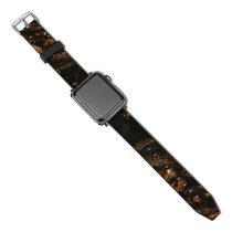 yanfind Watch Strap for Apple Watch Abies Эстония Tree Lighting Pine Night Domain Plant Year Fir Garlands Compatible with iWatch Series 5 4 3 2 1