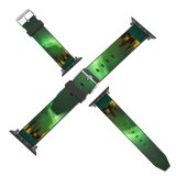 yanfind Watch Strap for Apple Watch Aurora Borealis Aurora Sky Night Compatible with iWatch Series 5 4 3 2 1