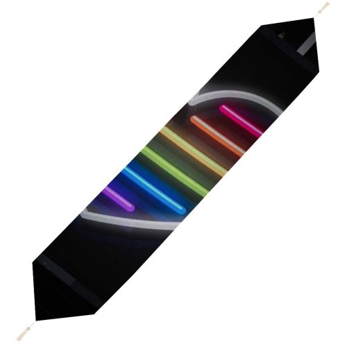 Yanfind Table Runner Advertisement Times Interior Billboard Domain Love Light Neon Public Electronics Heart Everyday Dining Wedding Party Holiday Home Decor