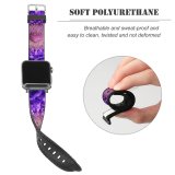 yanfind Watch Strap for Apple Watch Comfreak Flowers Violet Closeup Macro Daisy Flower Heart  Beautiful Compatible with iWatch Series 5 4 3 2 1