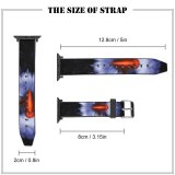 yanfind Watch Strap for Apple Watch Black Dark Eagle Bird Prey Raptors Eyes Compatible with iWatch Series 5 4 3 2 1