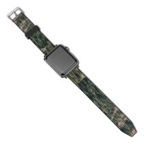 yanfind Watch Strap for Apple Watch Abies Hot Drone Tree Pine Summer Plant Fir Larch Spruce Woodland Compatible with iWatch Series 5 4 3 2 1
