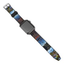 yanfind Watch Strap for Apple Watch Images Trunk Free Plant Pictures Leaf Maple Tree Wallpapers Outdoors Compatible with iWatch Series 5 4 3 2 1