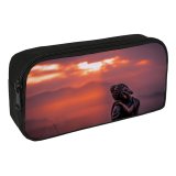 yanfind Pencil Case YHO Cute Statue Sunset Zipper Pens Pouch Bag for Student Office School