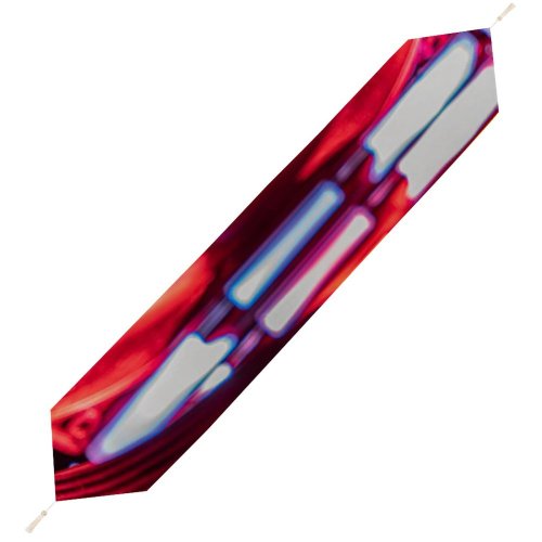Yanfind Table Runner Blur Focus Dark Design Pc Lights Connection Portable Technology Wire Light Information Everyday Dining Wedding Party Holiday Home Decor