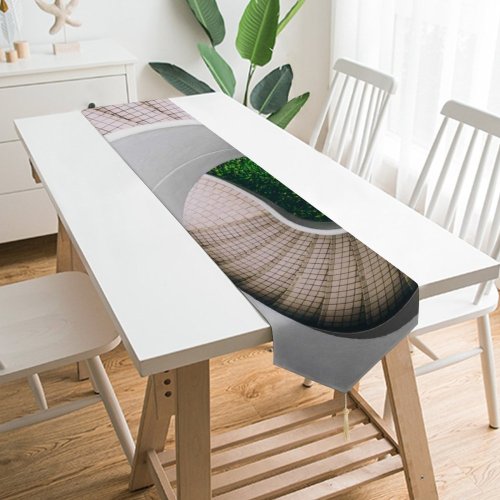 Yanfind Table Runner Dan Freeman Architecture Spiral Staircase Modern Everyday Dining Wedding Party Holiday Home Decor