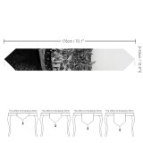 Yanfind Table Runner Boats City Buildings Watercrafts Transportation Travelling Architecture Harbor Ship Modern Motion Sea Everyday Dining Wedding Party Holiday Home Decor