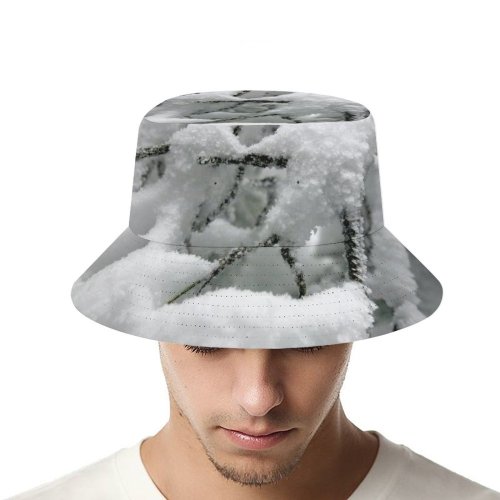 yanfind Adult Fisherman's Hat Sierra Winter Xmas December Christmas Hiking Winter Everest Hike Plant Comp Fence Fishing Fisherman Cap Travel Beach Sun protection