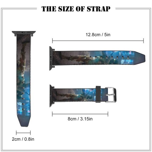 yanfind Watch Strap for Apple Watch Technology Soldiers Virtual Reality VR Experience  Warfare Future Tech Compatible with iWatch Series 5 4 3 2 1
