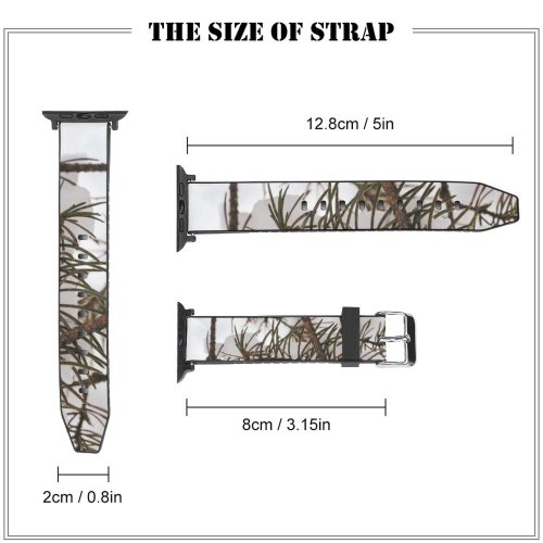 yanfind Watch Strap for Apple Watch Abies Pine Plant Creative Growing Bigger Pictures Grow Tree Smell Garden Compatible with iWatch Series 5 4 3 2 1