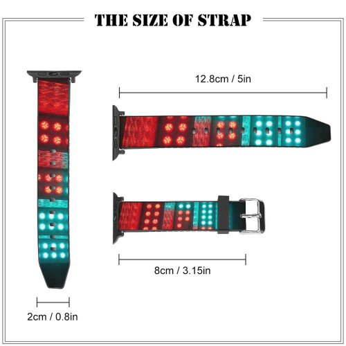 yanfind Watch Strap for Apple Watch JOSHUA COLEMAN Staircase LED Lights Compatible with iWatch Series 5 4 3 2 1