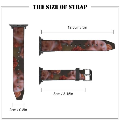 yanfind Watch Strap for Apple Watch Death Golden  Rose Dead Mystery Plant Experimental Free Wedding Petal Compatible with iWatch Series 5 4 3 2 1