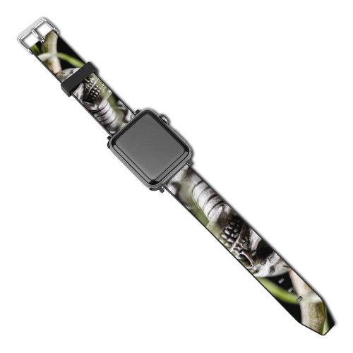 yanfind Watch Strap for Apple Watch Skeleton Skull Plant Free Bee Yoga  Insect Stock Lotus Halloween Compatible with iWatch Series 5 4 3 2 1