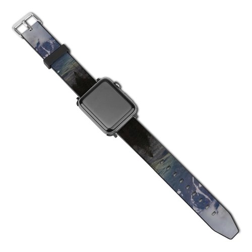 yanfind Watch Strap for Apple Watch Abies Range Tree Slope  Sunlight Domain Plant Fir Public Compatible with iWatch Series 5 4 3 2 1