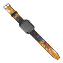 yanfind Watch Strap for Apple Watch Artem Saranin Maple Trees Fall Autumn Path Woods Fall Foliage Compatible with iWatch Series 5 4 3 2 1