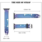 yanfind Watch Strap for Apple Watch Winter Design Ornament Snowflake Design Snowflake Winter Xmascomp Pedicel Snow Compatible with iWatch Series 5 4 3 2 1