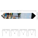 Yanfind Table Runner Boats Blur Festival Tourist Tourism City Landscape Daylight Travel Sunny Leisure Bridge Everyday Dining Wedding Party Holiday Home Decor