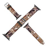yanfind Watch Strap for Apple Watch Winter December Morning Woody Graves Sky Reflection Branch Sunlight Tree Graveyard Trees Compatible with iWatch Series 5 4 3 2 1