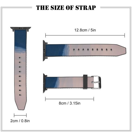 yanfind Watch Strap for Apple Watch Wallpapers Peak Pictures Range Countryside Outdoors Hill  Images Creative Commons Compatible with iWatch Series 5 4 3 2 1