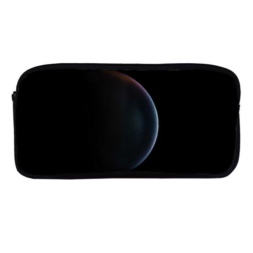 yanfind Pencil Case YHO Daniel Olah Space Black Dark Planet Astronomy Outer Space Dark Zipper Pens Pouch Bag for Student Office School