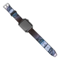yanfind Watch Strap for Apple Watch Bow Lake Crowfoot   Banff National Park Canadian Rockies  Mountains Compatible with iWatch Series 5 4 3 2 1