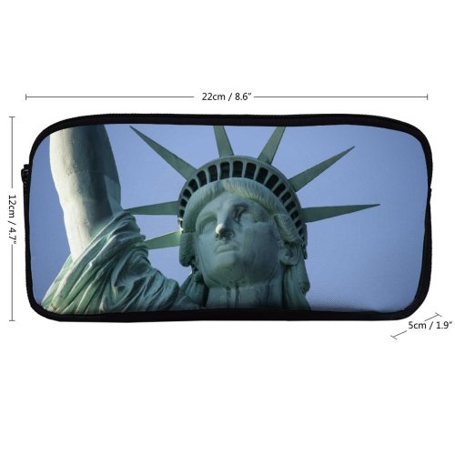 yanfind Pencil Case YHO Images Freedom Sky Wallpapers Free States York Crown America Art Pictures Worship Zipper Pens Pouch Bag for Student Office School