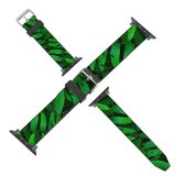 yanfind Watch Strap for Apple Watch Leaves Ferns Leaf Spring Closeup Compatible with iWatch Series 5 4 3 2 1