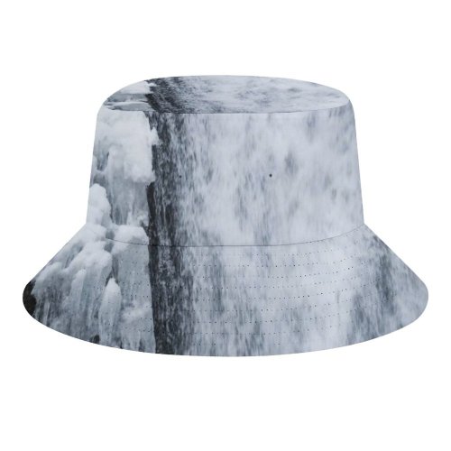 yanfind Adult Fisherman's Hat Images Cliff Fog Mood River Snow Wallpapers Mountain Outdoors Snowy Winter Waterfall Fishing Fisherman Cap Travel Beach Sun protection