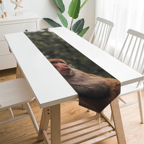 Yanfind Table Runner Ape Fly Apparel Orangutan Railing Eating Adventure Elephant Images Pants Commons Creative Everyday Dining Wedding Party Holiday Home Decor