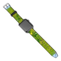 yanfind Watch Strap for Apple Watch Rural Countryside Plant Alpe Farm PNG Grassland Outdoors D'huez Huez France Compatible with iWatch Series 5 4 3 2 1