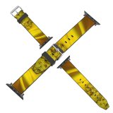 yanfind Watch Strap for Apple Watch  Flower Closeup Macro Summer Detail Pollen Plant Botany Petal Flowering Compatible with iWatch Series 5 4 3 2 1