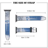 yanfind Watch Strap for Apple Watch Winter Cloud Sky Sky  Tree  Winter Freezing Technology Snow Daytime Compatible with iWatch Series 5 4 3 2 1