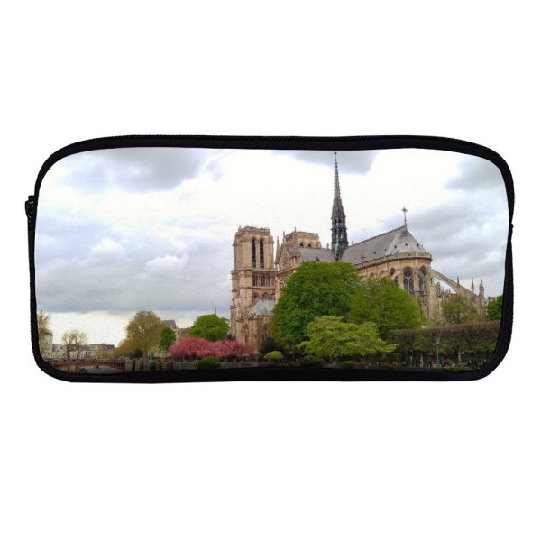yanfind Pencil Case YHO Images Castle Ditch Archbishopric Building  L'archevêché Canal Wallpapers Boat Moat De Zipper Pens Pouch Bag for Student Office School