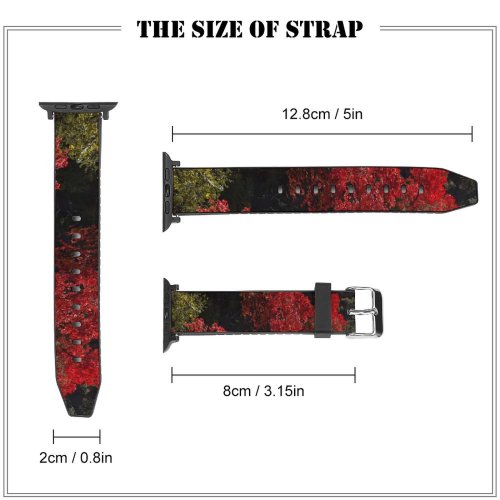yanfind Watch Strap for Apple Watch Creative Images Plant Pictures Leaf Maple Tree Commons Compatible with iWatch Series 5 4 3 2 1