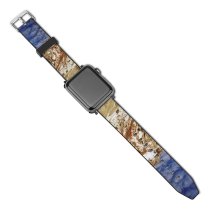 yanfind Watch Strap for Apple Watch Winter Cove Highland Sky Slope  Peak Cloud Geological  Sky Snow Compatible with iWatch Series 5 4 3 2 1