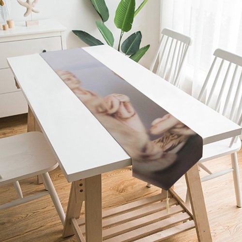 Yanfind Table Runner Blur Focus Christ Religion Home Merry Nativity Baby Culture Figurines Display Sculpture Everyday Dining Wedding Party Holiday Home Decor