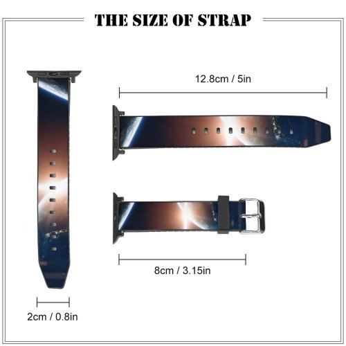 yanfind Watch Strap for Apple Watch Vadim Sadovski Space   Planets  Galaxy Compatible with iWatch Series 5 4 3 2 1