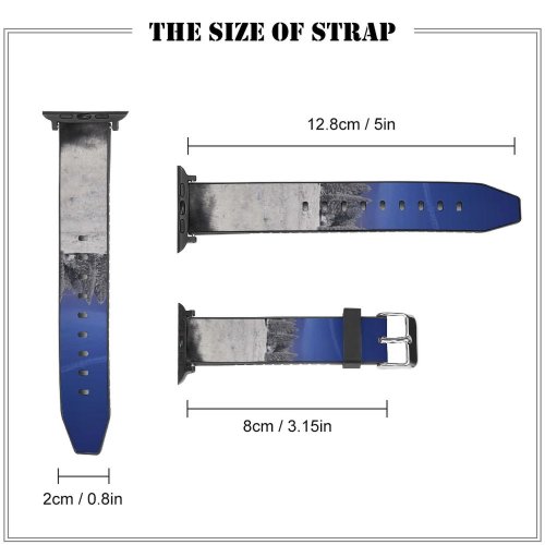 yanfind Watch Strap for Apple Watch Abies Infrared Tree Pine Plant Fir Free Spruce  Outdoors Wallpapers Compatible with iWatch Series 5 4 3 2 1